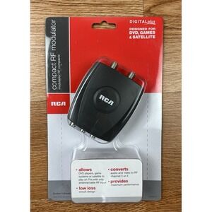 RCA Compact‎ RF Modulator Digital Plus For DVD, Games, and  Satellite NEW